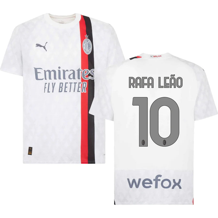 AC Milan Away Jersey 23/24 Rafa Leao #10 Serie A