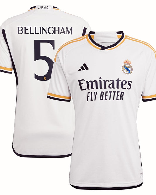 Real Madrid 23/24 Home Jersey Bellingham #5