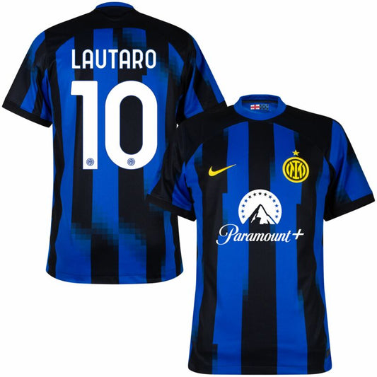 Inter Milan 23/24 Home Jersey Lautaro #10 Serie A    .