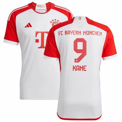 FC Bayern 23/24 Home Jersey Kane #9 Bundesliga