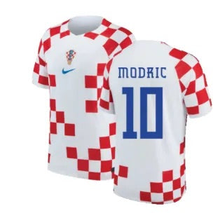 2022 World Cup Croatia Home Modric #10