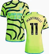 Arsenal Away Jersey 23/24 G. Martinelli Premier League