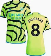 Arsenal Away Jersey 23/24 Odegaard #8